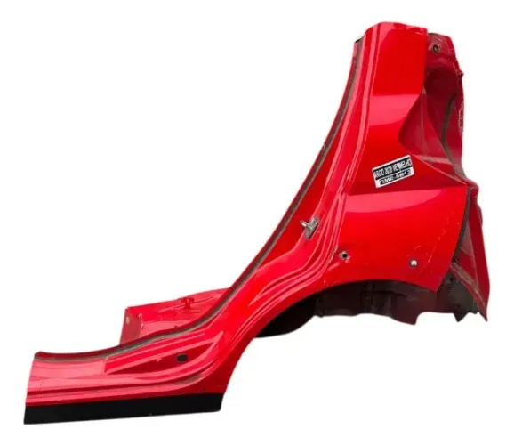  Recorte Lateral Traseiro Esquerdo Fiat Mobi 2020/21 Vermelho