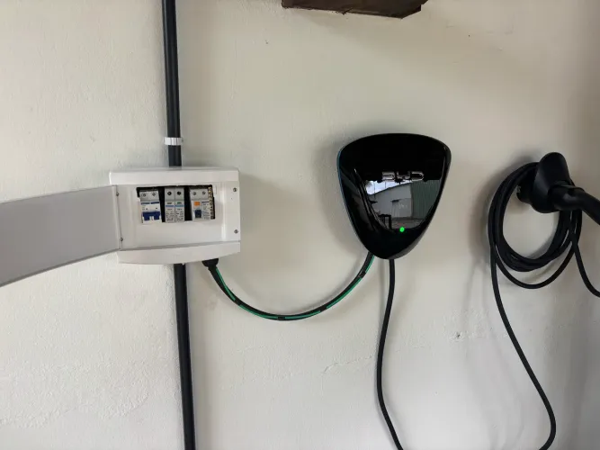 Instalação do wallbox BYD