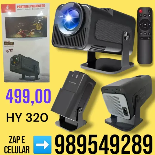 Projetor Portátil 1080p hd HY 320