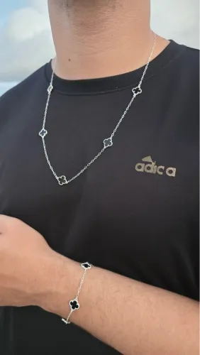 Corrente de prata ~ pulseira de prata 925 * conjunto kit