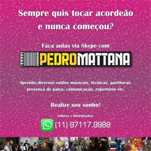 Aulas online de SANFONA - ACORDEÃO - ACORDEON - Fortaleza