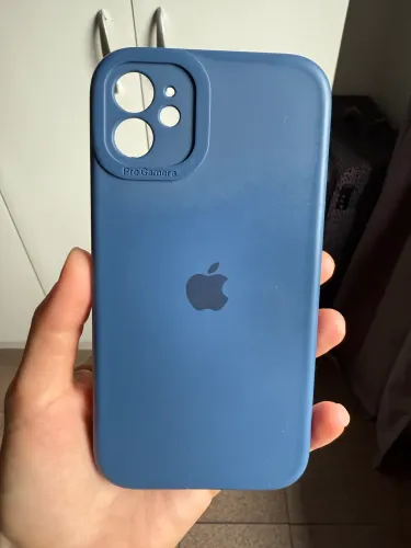 Capa de silicone azul iPhone 11