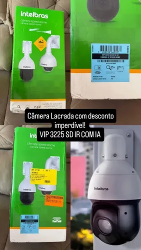 Câmera de segurança Speed Dome 3225 SD IR COM IA