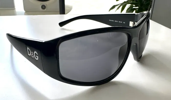 Óculos Dolce & Gabbana D&G 8003 Preto Original Oversized