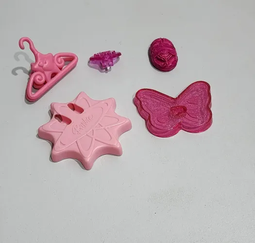Kit 5 acessórios boneca Barbie