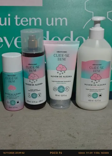 Kit Cuide-se Bem Nuvem de Alegria da Boticário