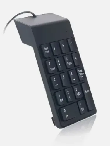 Mini Teclado Numérico USB (18 Teclas) - Slim e Prático