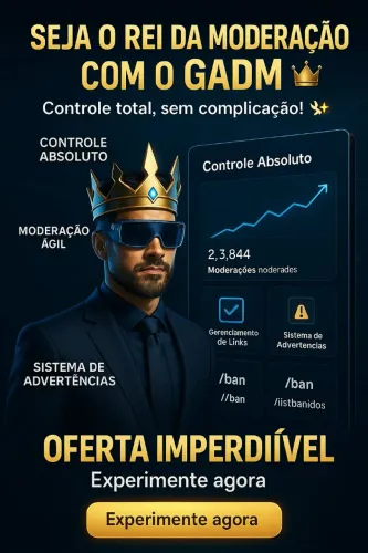 Sistema de Moderação para Grupos WhatsApp - Controle Total GADM!