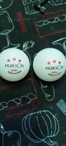 KIT 10 Bolas de Pingue-Pongue Huieson 3 Estrelas (40+ ABS)