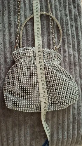 Bolsa prata lindíssima! Duas alças. Medidas nas fotos!!