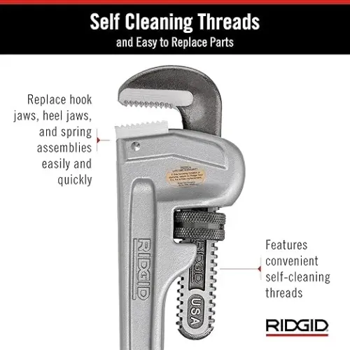 Chave Grifo, Tubo, Cano 14" RIDGID 31095 ALUMÍNIO - Made in USA (Comemorativo 100 anos)