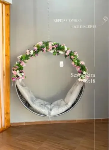 Cadeira Suspensa Decorativa sem as floresFlores