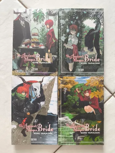 The Ancient Magus Bride - MTO BARATO - mangá, editora Devir, volumes 1 a 4 todos lacrados