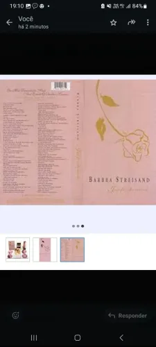 Vendo Caixa de cds da cantora Barbra Streisand