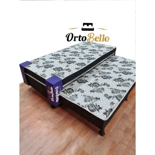 Cama Box Solteiro c/ Auxiliar Ortotobello - Entrega Rápida! 