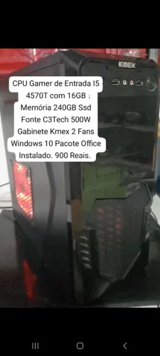 CPU I5 4570T com 16GB Memória 240GB Ssd