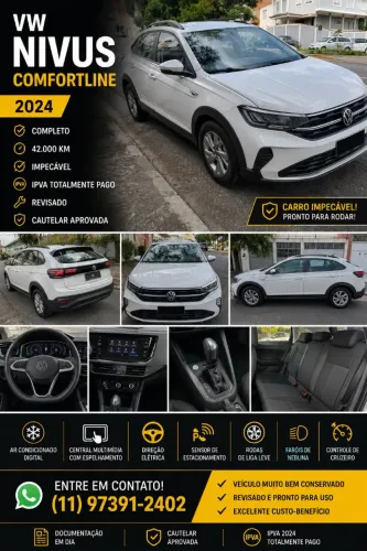 Volkswagen Nivus Comfortline 1.0 200 TSI Flex AUT 2024