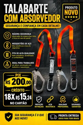 Talabarte Mosquetão Par