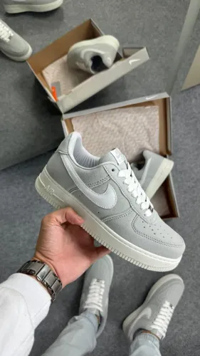 Tenis Air Force linha luxo Cromo Branco