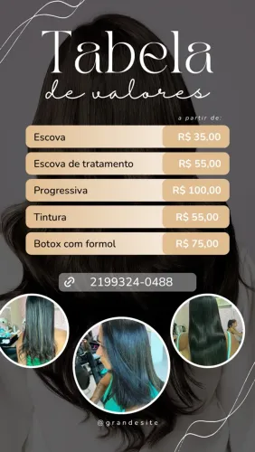 Cabeleireira, especialista em alongamento.