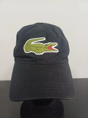 Boné Lacoste Big Croc Preto Original - Modelo RK4711