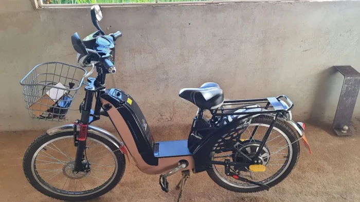 Bicicleta elétrica 350W NF cartão de crédito 