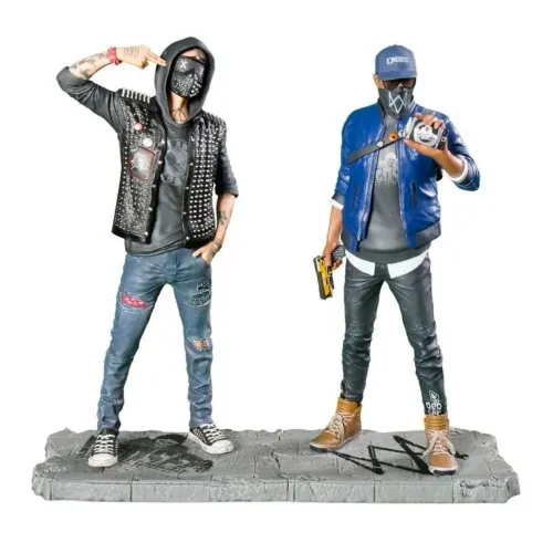 Estátuas Watch Dogs 2 Holloway e Wrench Ubisoftcollectibles Ñ Iron Studios