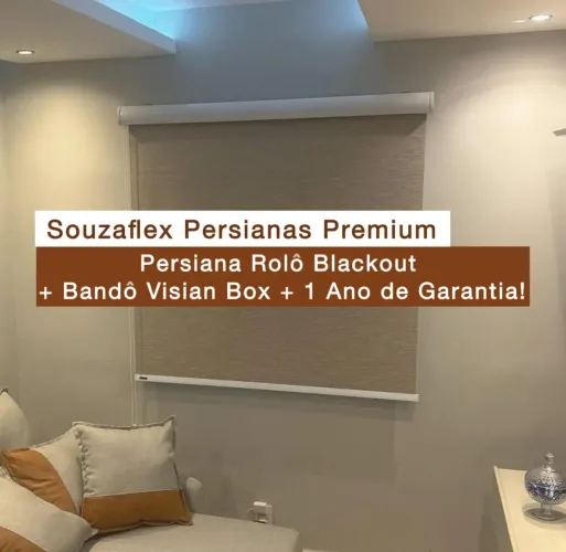 Persiana. Modelos e Confecção SouzaFlex.