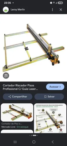 Roscador de porcelanato pouco usado 1,20 com leizer
