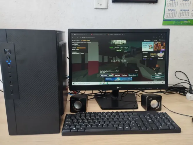 Computador Completo Core i5 (SEMINOVO)<br>*** Monitor LG 20 polegadas. ****