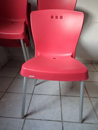 12 cadeiras da tramontina de aluminio