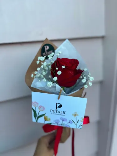 Rosa unitária para presente