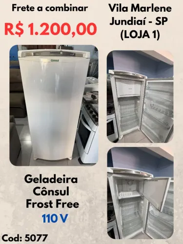 Geladeira Consul Frost Free 110V