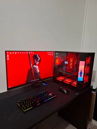 Pc gamer completo - RTX 5060 - monitor 24" 180hz IPS - teclado mecânico - mouse sem fio
