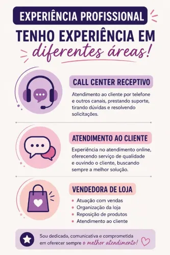 Call Center, Atendimento ao Cliente e Vendas