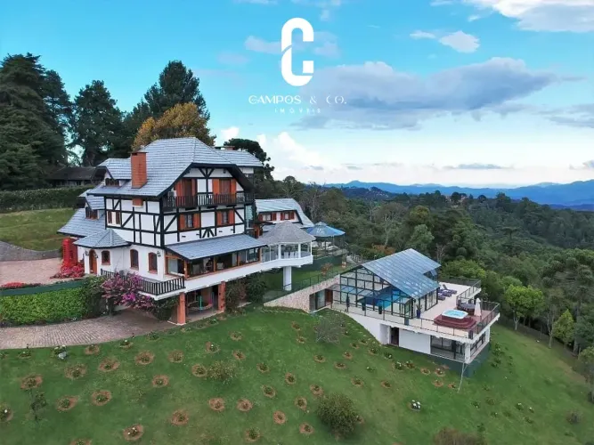 Mansão com vista privilegiada para a pedra do baú com 7 dormitórios à venda, 1379 m² - Par