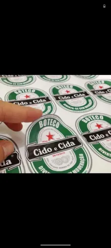 Adesivo Impresso e Recortado