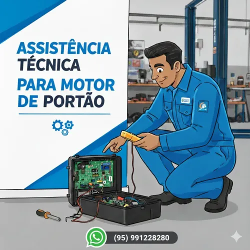 Motor de portão - reparação, manutencão, controles...