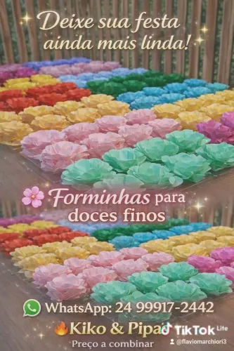 Forminhas para doces fino 