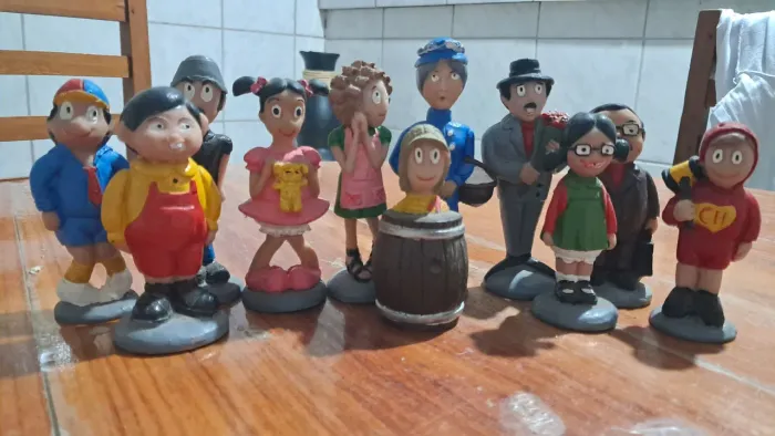 Miniaturas personagens Turma do Chaves / Chapolim