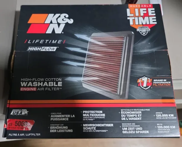 Filtro K&N Ford Fusion 2.0 Ecoboost 2013 em diante