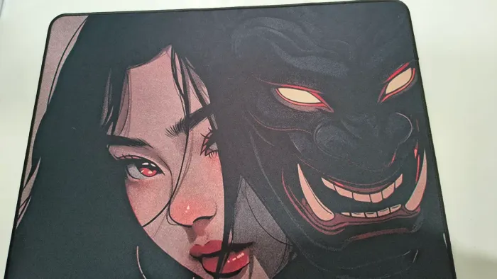 Mousepad gamer anime, base aderente.
