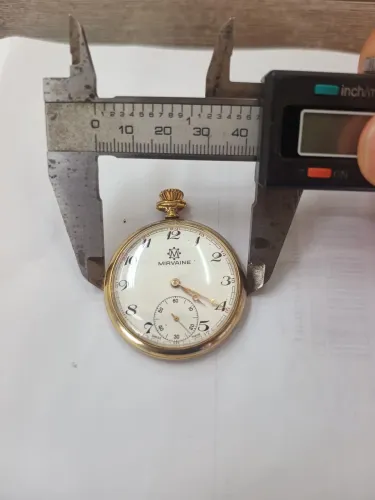 Relógio de bolso Mirvaine 43mm (funcionando)