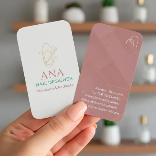 Cartões de Visita Profissionais para Estética e Beleza