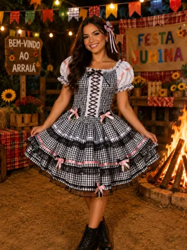 VESTIDO JUNINO / SALOPETE / COLETES