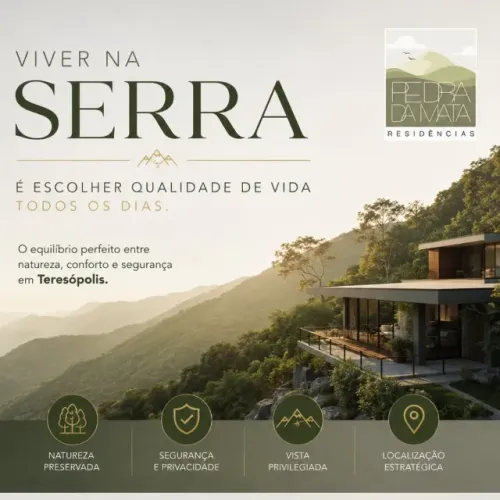 Condomínio Pedra da Mata Residências Teresópolis - Lotes de 240 a 1000m²