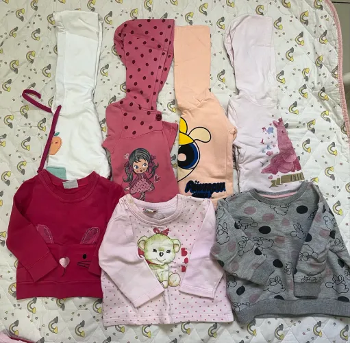 Lote blusas de frio menina