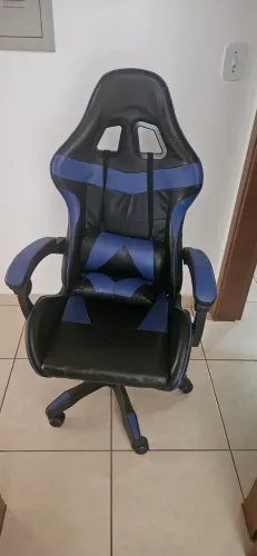 Cadeira gamer azul