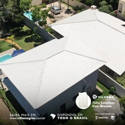 Telha esmaltada branca uma e dupla face - pronta entrega- parcelamos em até 12x