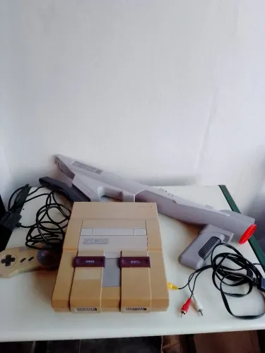 Super Nintendo Fat mais acessórios